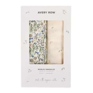 Muslin Swaddles, Set of 2 - Riverbank